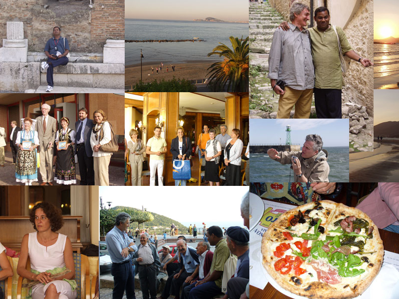 Photographer:Various | A collage of Formia's trip images.
