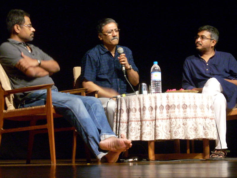 Photographer:Andrea | The Panel Discussion by Ramani, Hariharan and Sadanand Menon 