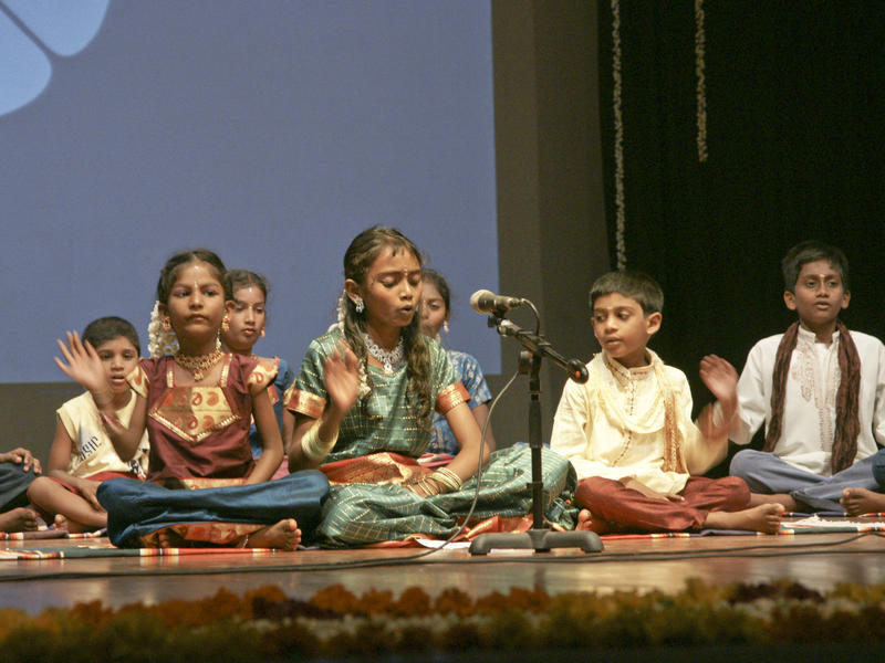 Photographer:Giorgio | Children singing on the New Year Tamil Show