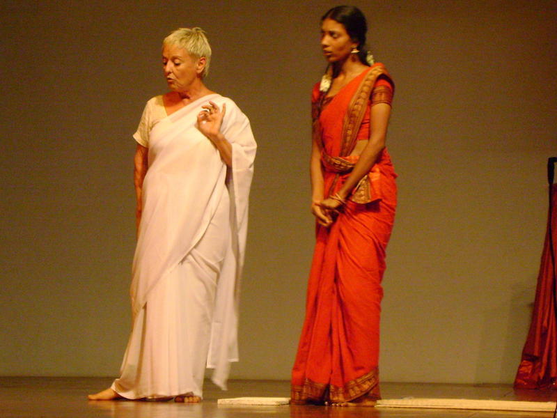 Photographer:miriam | blind woman(Rena) and Rani(Savitri Maya)