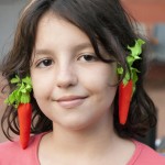 Mahana wearing original Film Festiva pendants