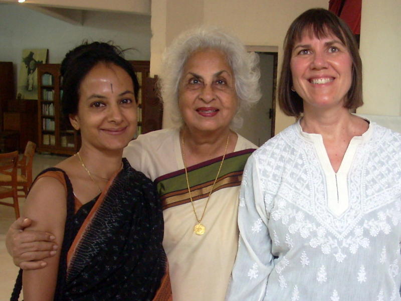 Photographer:Andrea | From left: The dancer Rekha Tandon, Aster Patel event's organizer and Elizabeth Ursic.