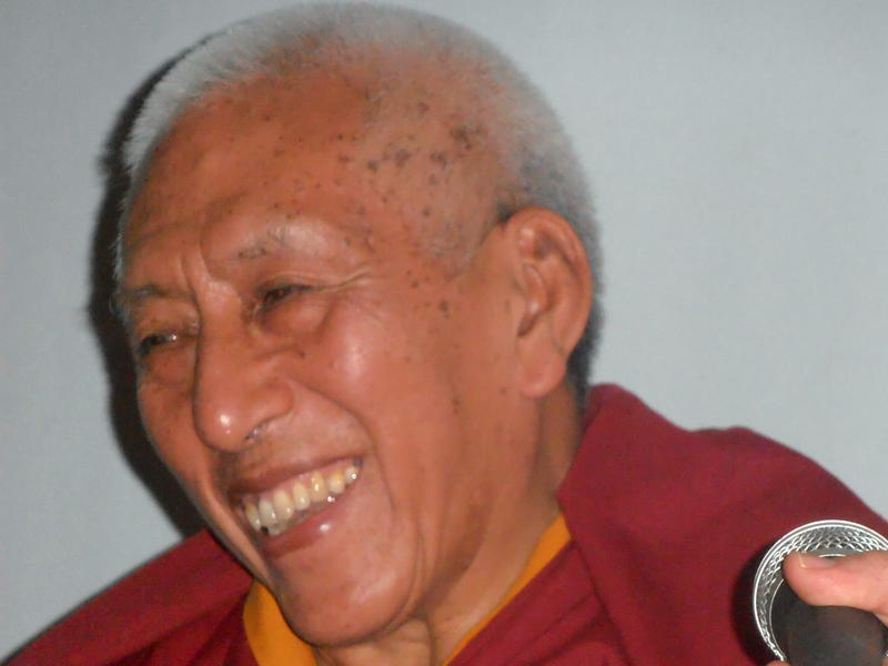 Photographer:Kimbo | Samdhong Rinpoche smiling