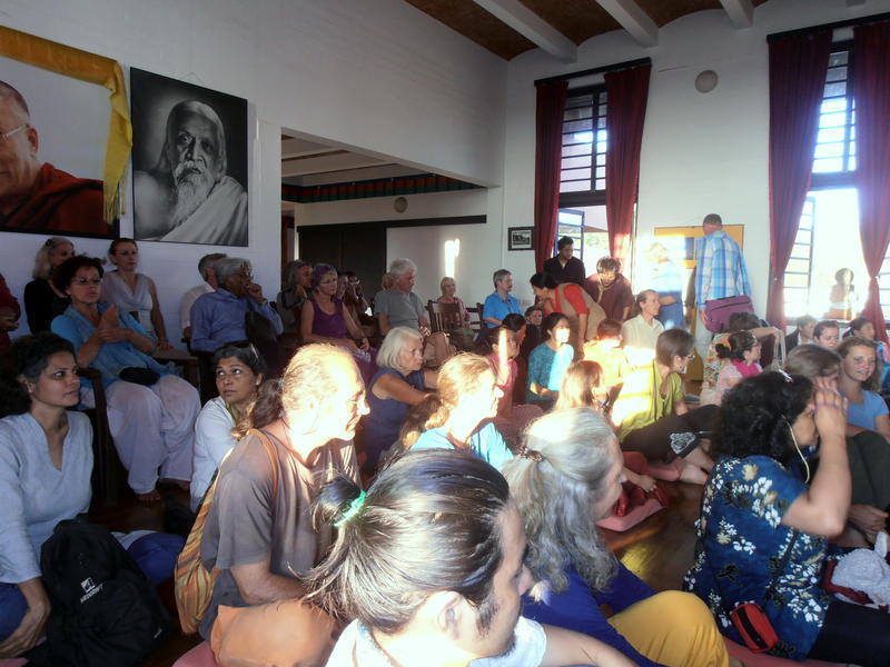 Photographer:Kimbo | Audience listening to Prof Samdhong Rinpoche's talk