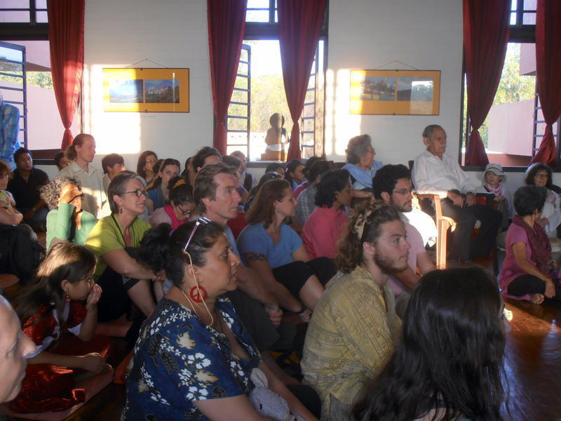 Photographer:Kimbo | Audience listening to Prof Samdhong Rinpoche's talk 2