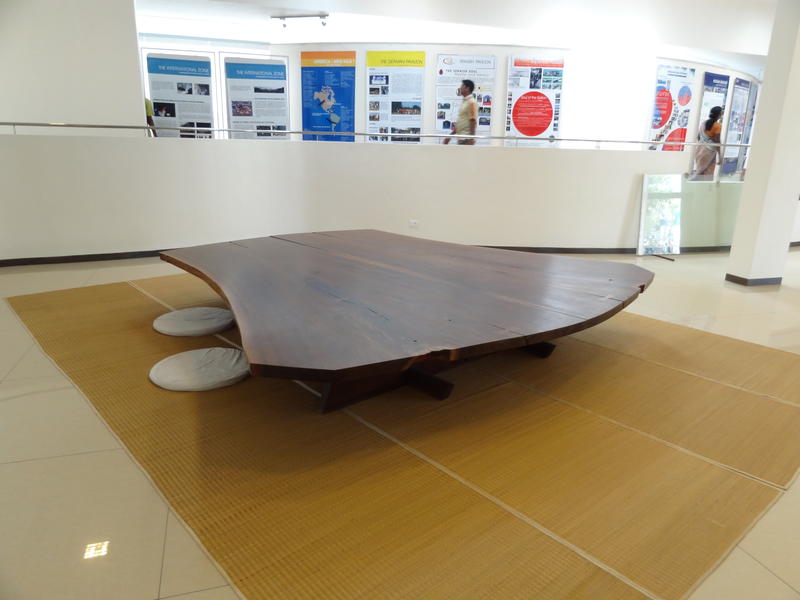 Photographer:Jorren | Peace Table at Multipurpose Hall in Unity Pavilion