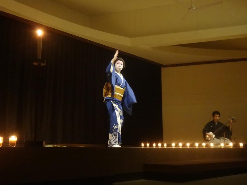Photographer:Jyoti | Keiin Yoshimura performing the Kamigata-mai in a man's style