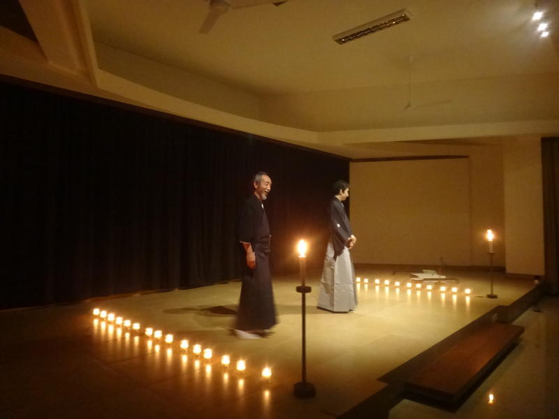 Photographer:Jyoti | Stage Director Masahiko with Shamisen-player Soh