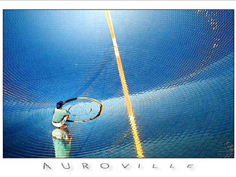 Photographer:www.auroville.com | Since 15 years the solar bowl at the Solar Kitchen provides free and clean energy 