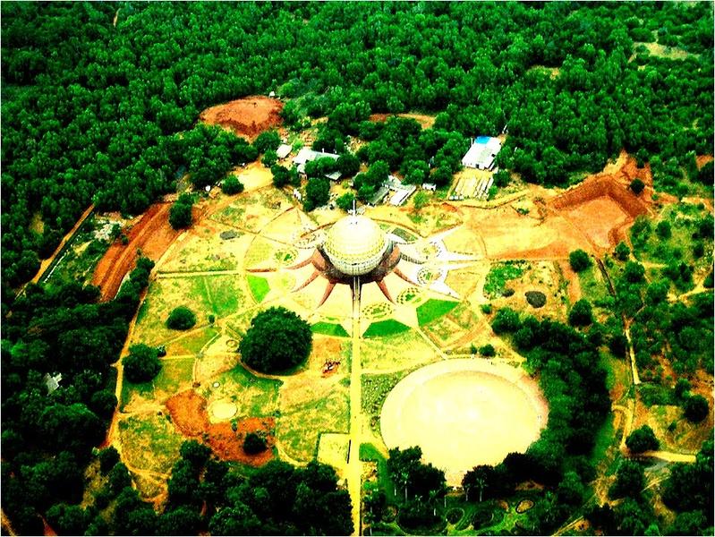 Photographer:Google Images | Auroville, from above 