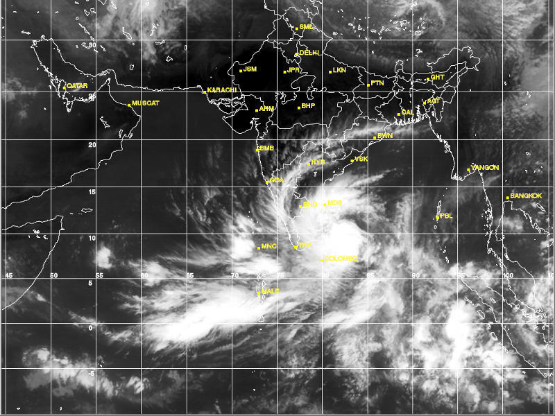 Photographer:www.imd.gov.in/ | Clouds in the South of India