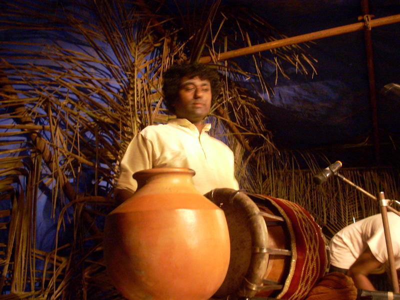 Photographer:Andrea | Classical south India percussion set. Sowri Rajan at Tavil.