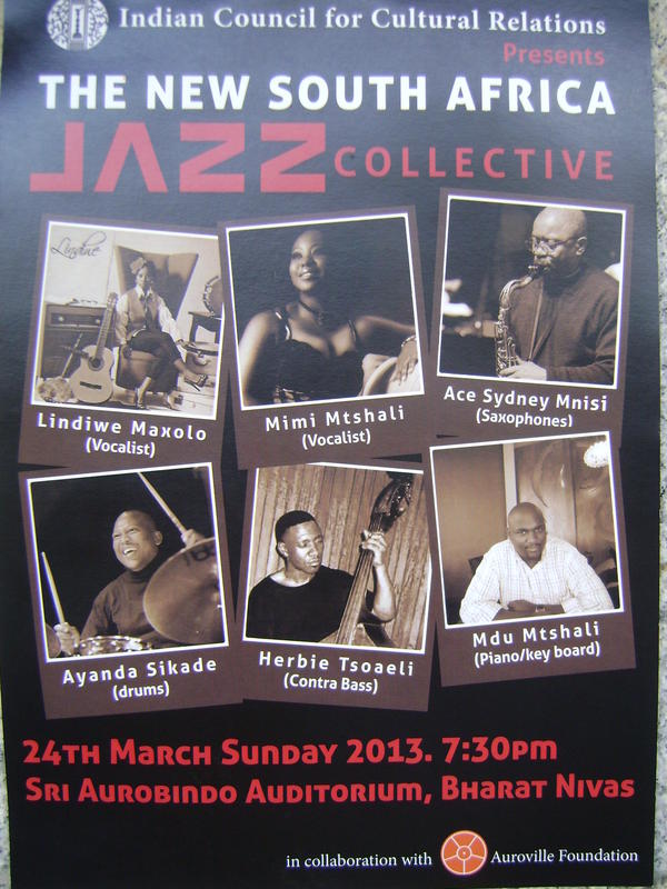 Photographer:Barbara | The New South Africa Jazz Collective at Bharat Nivas on Sunday