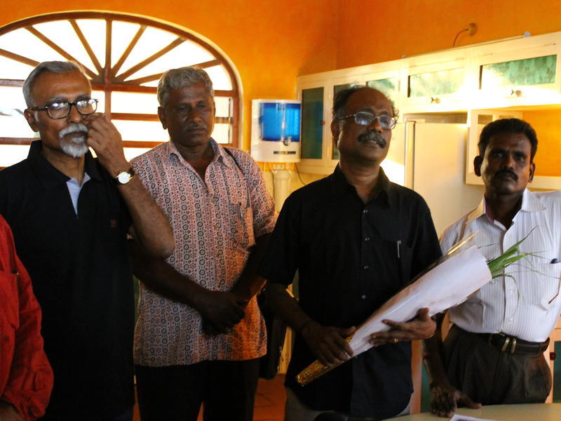 Photographer:Julie | Rm Palaniappan with some of the artists invited to the camp.