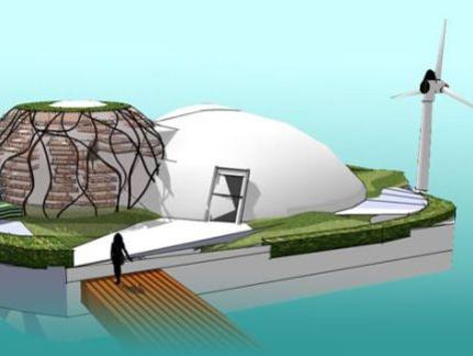 Photographer:web | Sustainable Living - waterpod floating home