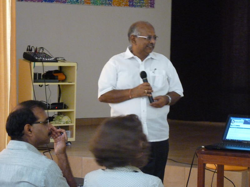 Photographer:Patrick |  Mr Bala Baskar secratary of Auroville Foundation
