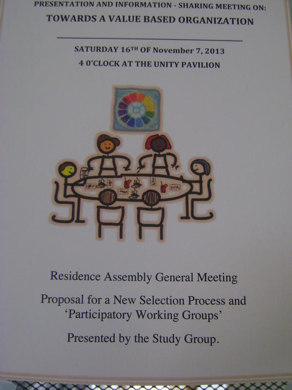 Photographer:Tabitha | 2nd General Meeting on a proposed New Selection Process for the Workin