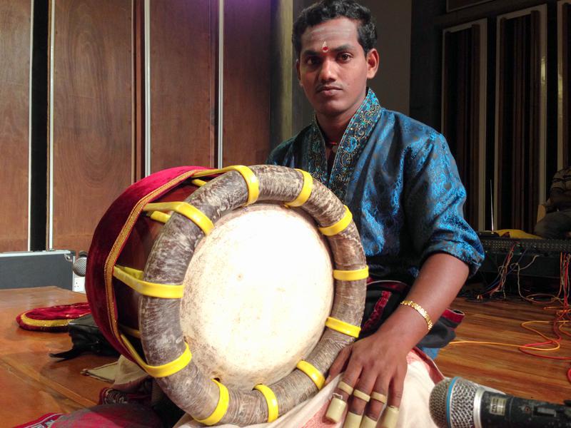 Photographer:Andrea | Manikandavan on Thavil, the South Indian temple drum.