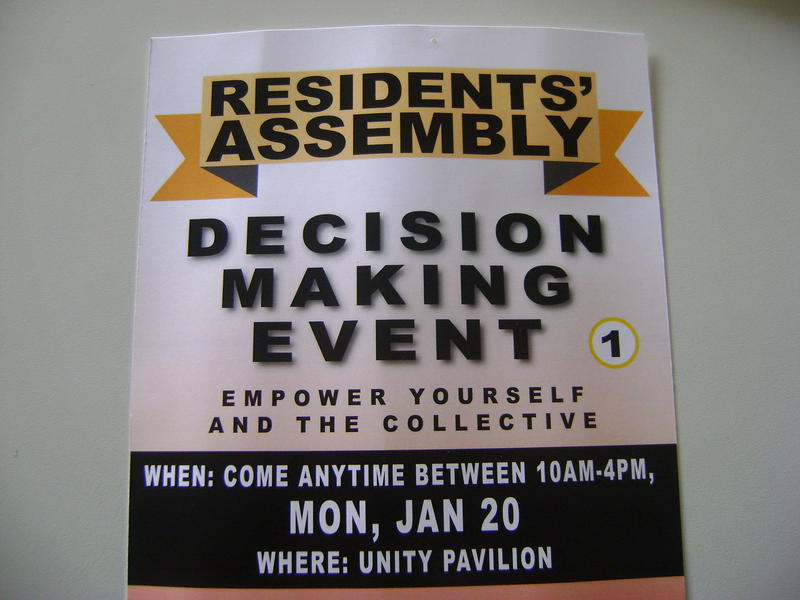 Photographer:Marta | Residents' Assembly Decision Making Event today at Unity Pavilion