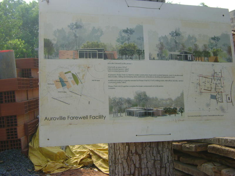 Photographer:Barbara | Auroville Farewell Facility in progress