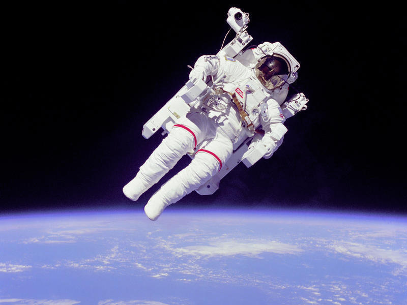 Photographer:Courtesy of: en.wikipedia.org/wiki/Astronaut | Searching for intelligent life