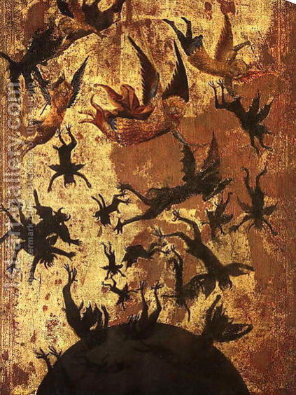 Photographer:Unknown early 1300 (Musee de Louvre, Paris, France) | The Fall of the Rebel Angels