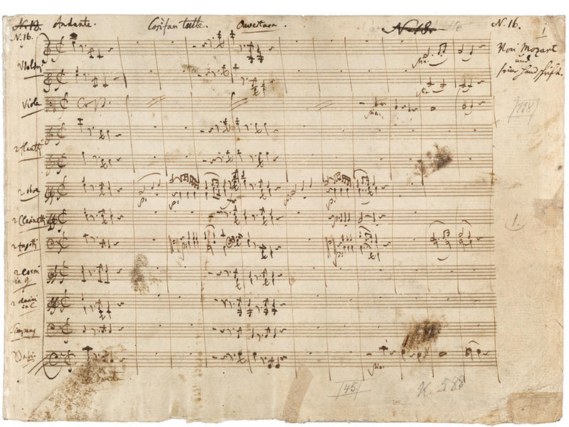 Photographer:web | Mozart's notes