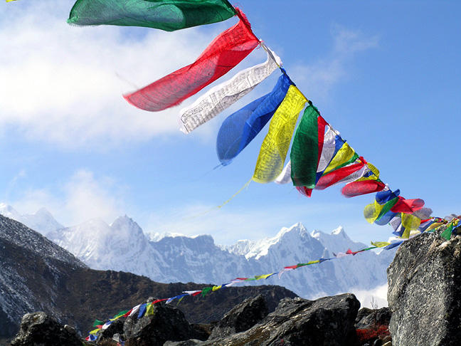 Photographer:web | Tibetan praying flags