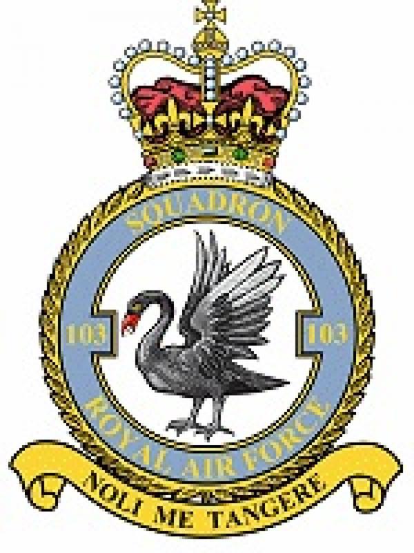 Photographer:wikipedia | Insignia for 103 squadron that Reggie served in