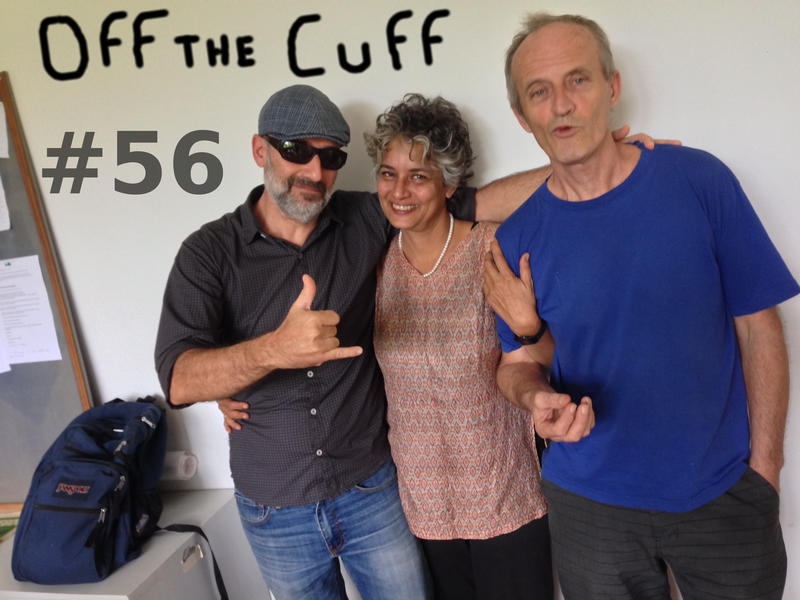 Photographer:Miriam | Off the Cuff team. From left: Andrea, Renu and Wazo