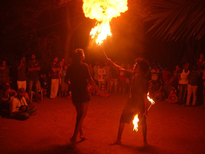 Photographer:Frida | Christmas Fair endet with spectacular fire arts.