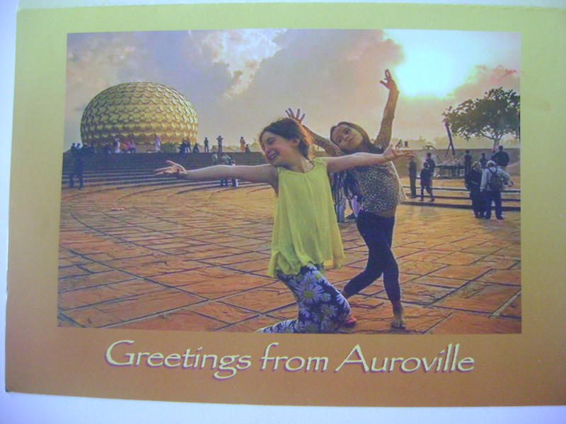 Photographer:Ghea | Greetings from Auroville - desing by Jasmine and Aravind