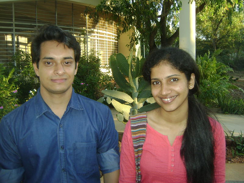 Photographer:Stephen | Biswajit and Gayathry (Visitors at Auroville)
