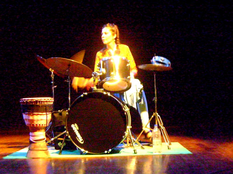 Photographer:Tabitha | Karina Colin solo on drums