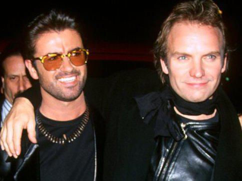 Photographer:web | George Michael  and Sting