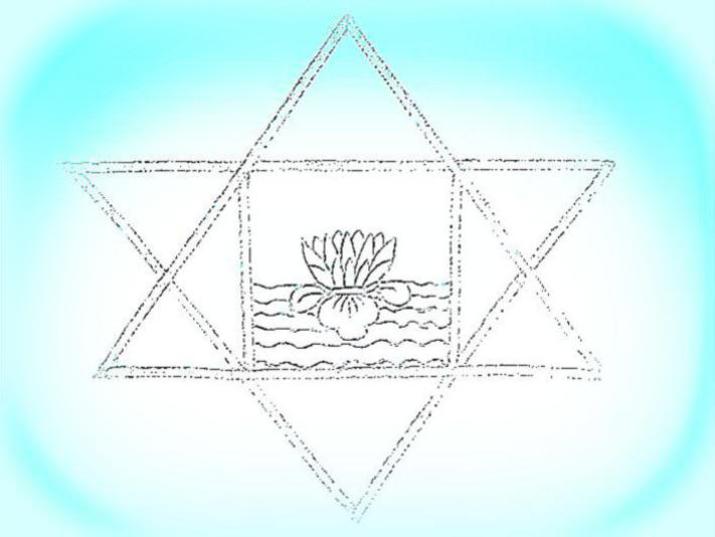 Photographer:web | stylized symbol of Sri Aurobindo