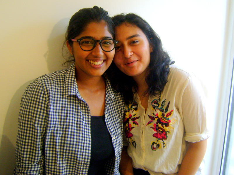 Photographer:Amadea | Shriya and Ishana, on  intersnhip experiences at the AV Radio