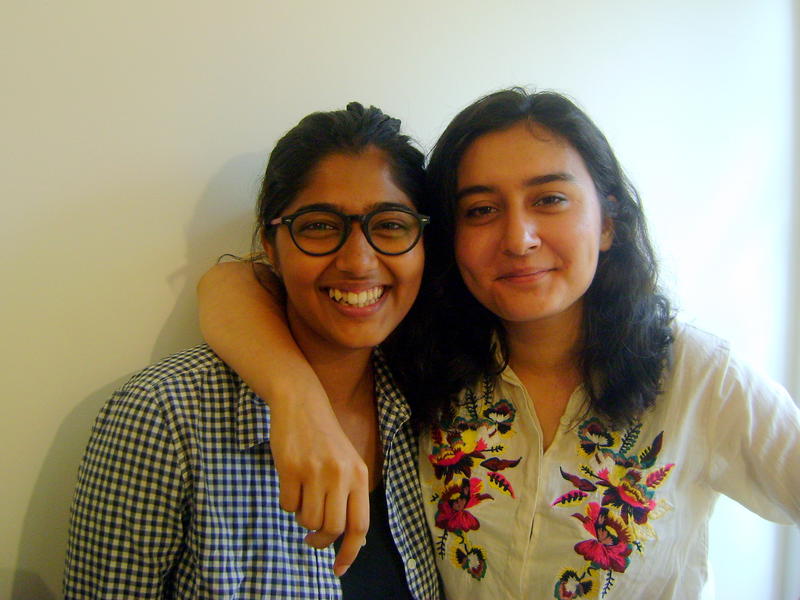 Photographer:Amadea | Shriya and Ishana, on  intersnhip experiences at the AV Radio