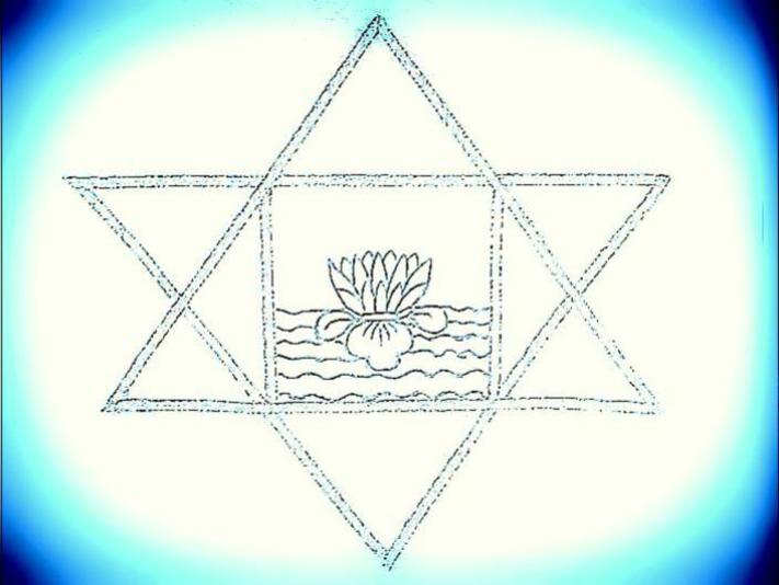 Photographer:web | symbol of Sri Aurobindo (highly stylized)