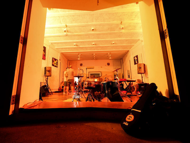Photographer:Ake/AVArtservice | The Music Studio it was built in 2003 thanks to a donation of an Auroville's commercial unit.