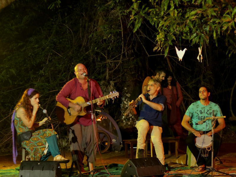 Photographer:Zoe | Unidentified talent, Krishna, Smahel and Paul jamming together