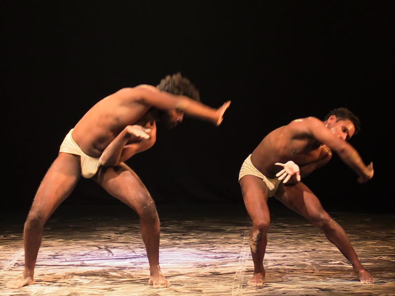 Photographer:Stefano | Contemporary performance at the Sri Aurobindo Auditorium called 'Khalipalattu.'
