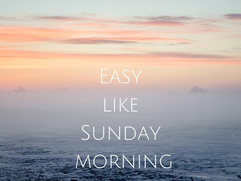 Photographer:web | Easy Like Sunday Morning