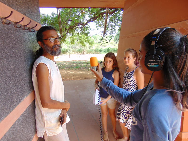 Photographer:Gino | Alya interviews Manoj from Auroville.org