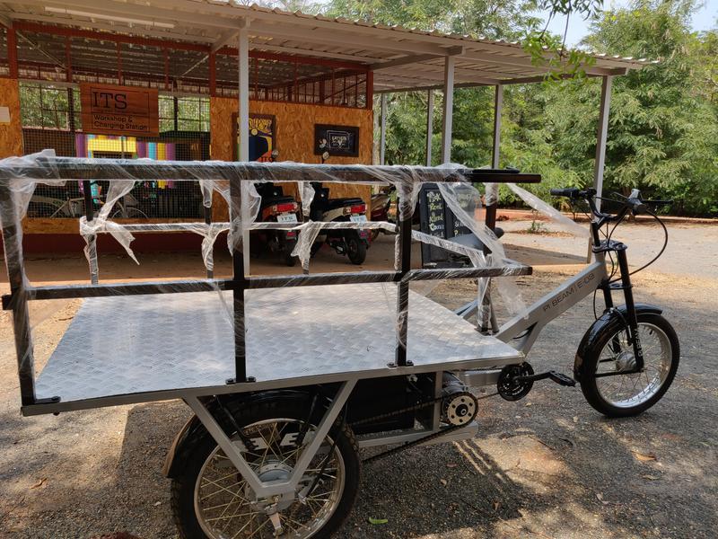 Photographer:Avdhi | A prototype of an electric three-wheeled vehicle developed in IIT Chennai