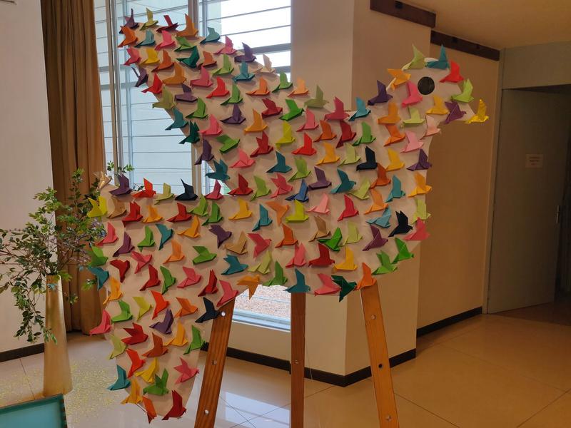 Photographer:Akshay | The origami skills of the children on display, for all to see