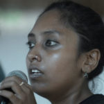<b>Pujasree's voice creating an ambiance</b>