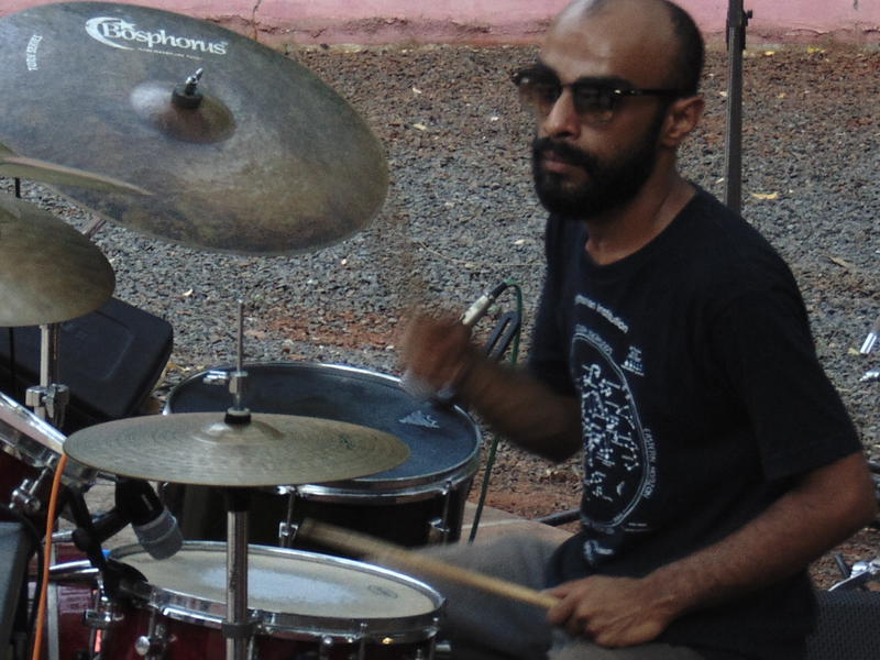 Photographer:Gino | Mehul on drums