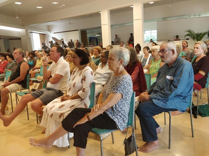 Photographer:Avdhi | Aurovilians present at the General meeting on 9th October, 2018