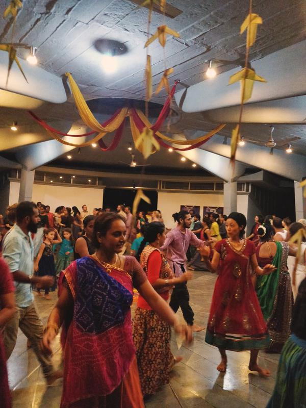 Photographer:Nelson | Auroville Joining Cultures Through the Garba Dance